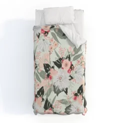 Floral Iveta Abolina Carmella Crème Duvet Cover Set Green - Deny Designs -Home Decoration Store GUEST a59c2c8d 00a6 4d67 88f6 3dad6b9f0104