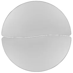 Emma And Oliver 2 Piece 47.5" Circle Wave Collaborative Grey Adjustable Activity Table Set -Home Decoration Store GUEST a5b82d68 839d 4eb6 a953 3af68d538422