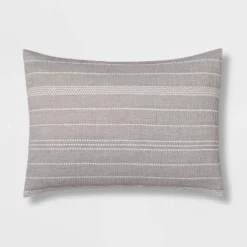 12pc Chambray Matelasse Stripe Comforter & Sheet Bedding Set Gray - Threshold™ 16 12pc Chambray Matelasse Stripe Comforter & Sheet Bedding Set Gray - Threshold™ -Home Decoration Store GUEST a6544a0f 31de 47cd 9f24 ae05ba242231