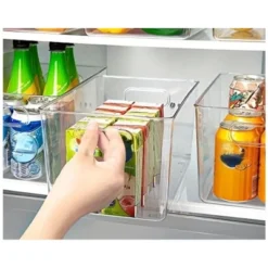 MPM 4 Packs Transparent Plastic Bins Storage Box, Deep Plastic Bins, Great Organization For Home Storage, Kitchen Cabine -Home Decoration Store GUEST a6ab31f2 4501 4fc3 bb33 5fc7696a61d5