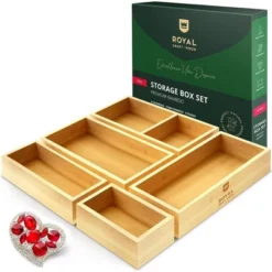 Royal Craft Wood Universal Bamboo Storage Box Set -Home Decoration Store GUEST a7e58c18 6d88 4964 b438 d52bad1fcc20