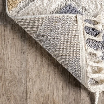 Kirsty Colorful Checkers Kids Tassel Area Rug 6 Kirsty Colorful Checkers Kids Tassel Area Rug - Image 6