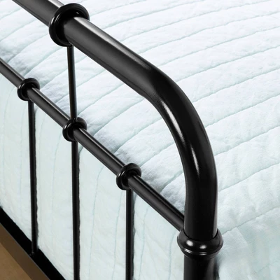 Twin Cotton Candy Metal Complete Bed Black - South Shore 3 Twin Cotton Candy Metal Complete Bed Black - South Shore - Image 3