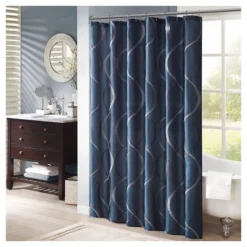 Fenice Taffeta Embroidered Shower Curtain -Home Decoration Store GUEST aa27cc9a e1ab 4d1c b48f 8b28be04495b