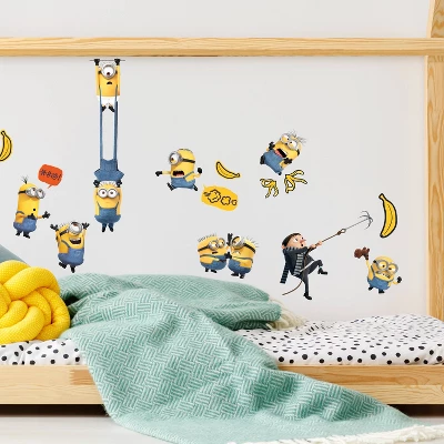 Minions 2 Peel And Stick Wall Decals - RoomMates 4 Minions 2 Peel And Stick Wall Decals - RoomMates - Image 4
