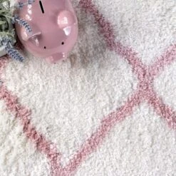 NuLOOM Nelda Trellis Kids Shag Area Rug -Home Decoration Store GUEST abafe9f6 ede2 4511 8f79 42241c411526