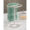 MDesign Fingertip Towel Holder/Tray For Bath Vanity Countertops