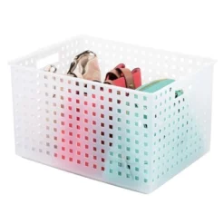 IDesign Large Storage Bin In Frost