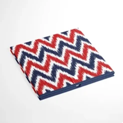 Bacati - MixNMatch Zigzag Blue/Red Storage Large Box -Home Decoration Store GUEST acfb3872 c700 442d 9849 13f823384461