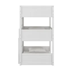 Twin Capri Wood Triple Bunk Bed White - Hillsdale Furniture -Home Decoration Store GUEST b3d9c45d 10e3 41b8 beba 5d788f9b66d5