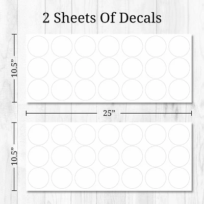 Polka Dots Wall Decor White - Decalcomania 5 Polka Dots Wall Decor White - Decalcomania - Image 5