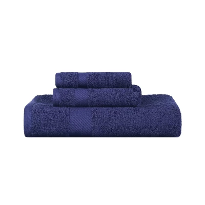 Modern Solid Classic Luxury Cotton 3 Piece Bath, Face, And Hand Towel Set By Blue Nile Mills 10 Modern Solid Classic Luxury Cotton 3 Piece Bath, Face, And Hand Towel Set By Blue Nile Mills - Image 10