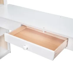 Loft Bed With Ladder, Shelves, And Desk - ModernLuxe 21 Loft Bed With Ladder, Shelves, And Desk - ModernLuxe -Home Decoration Store GUEST b5e72a8e 9429 4e09 a09a 6a96aefe5fba