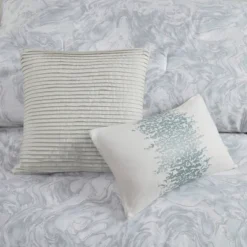 7pc Karlene Cotton Sateen Comforter Set Gray 12 7pc Karlene Cotton Sateen Comforter Set Gray -Home Decoration Store GUEST b7cdc274 20c9 402a a919 4d82509ac8f2