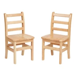 ECR4Kids Three Rung Ladderback Chair, Classroom Seating, Natural, 2-Pack -Home Decoration Store GUEST b8d24b09 0f5e 4fd0 952c 8941ecf520ca