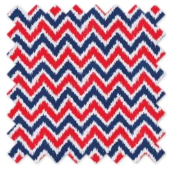 Bacati - MixNMatch Zigzag Blue/Red Storage Large Box -Home Decoration Store GUEST b92369b6 47af 41cc 9705 490dacdceacf