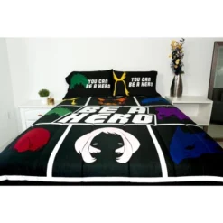 Just Funky My Hero Academia Be A Hero 90x86 Inch Full/Queen Comforter -Home Decoration Store GUEST b9f233cc 4a99 45c5 95a7 e42ce2e23d4b