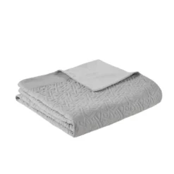 N Natori 3pc Origami Oversized Knit Quilted Top Duvet Cover Mini Set Gray -Home Decoration Store GUEST bab4e1a5 6d4f 4f27 81a2 165e7801a5e1