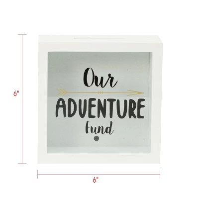 Adult Wooden Travel Themed Piggy Banks - Foreside Home & Garden 5 Adult Wooden Travel Themed Piggy Banks - Foreside Home & Garden - Image 5