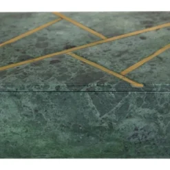 Set Of 3 Marble Box With Gold Linear Lines Green- Olivia & May -Home Decoration Store GUEST bb20f1ff 8e00 4365 b6e5 8f28953f65e7