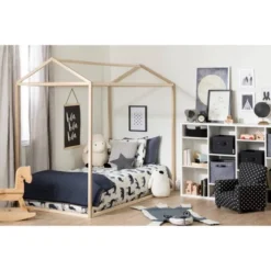 Sweedi House Bed - Natural Poplar - South Shore 12 Sweedi House Bed - Natural Poplar - South Shore -Home Decoration Store GUEST bcb28aaa 82ee 4d57 a927 2c89459485c3