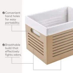 Creative Scents Wooden Tan Storage Bins - Extra Small -Home Decoration Store GUEST bcb7c53b f344 47b6 ad99 9c9593d83386