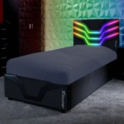 Twin Cosmos RGB Gaming Bed Black - X Rocker 21 Twin Cosmos RGB Gaming Bed Black - X Rocker -Home Decoration Store GUEST bd59f6d3 b0db 4c12 b8f5 1d069edb58bc