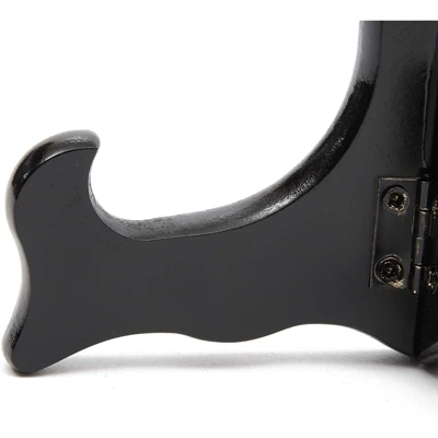 Juvale 6-Pack Mini 4" Black Wood Easel Stand Display Holder For Art Plate Dish Photo Frame 3 Juvale 6-Pack Mini 4" Black Wood Easel Stand Display Holder For Art Plate Dish Photo Frame - Image 3