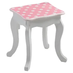 Polka Dot Fashion Prints Vanity Table & Stool Set Pink - Teamson Kids 10 Polka Dot Fashion Prints Vanity Table & Stool Set Pink - Teamson Kids -Home Decoration Store GUEST bec6bb26 3e7f 4cf6 926c 5346cfb0e3a8