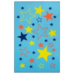 All Star Non-Slip Kids Playroom Decor Washable Indoor Area Rug By Blue Nile Mills -Home Decoration Store GUEST c0835ef3 1453 4cfa be63 18dc5544633e