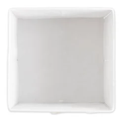 Set Of 4 11" X 11" X 11" Nonwoven Polyester Herringbone Square Storage Cube Gray - Design Imports -Home Decoration Store GUEST c143cf39 e53f 404c 9576 ebad04a89acc