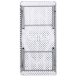 Emma And Oliver 4.93-Foot Kid's Granite White Plastic Folding Activity Table - Play Table -Home Decoration Store GUEST c1988e5a f1dc 4439 ade1 331192093d40