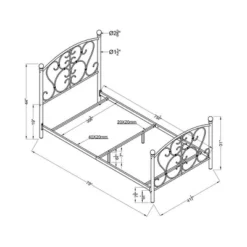 HOMES: Inside + Out Twin Allen Kids' Metal Bed - IoHOMES -Home Decoration Store GUEST c1a509e4 c099 4d4d 9c0c 09cc46e35f00