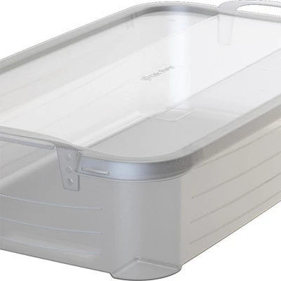 Life Story Clear Stackable Closet & Storage Box 34 Quart Containers, (6 Pack) 5 Life Story Clear Stackable Closet & Storage Box 34 Quart Containers, (6 Pack) - Image 5