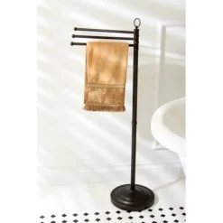 Vintage Freestanding Towel Rack Oil Rubbed Bronze - Kingston Brass -Home Decoration Store GUEST c2d9b16b b355 4b79 92a2 77b59e7e17a7