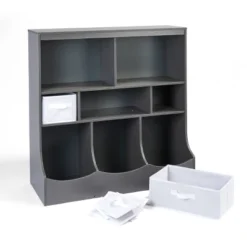 Badger Basket Combo Bin Storage Unit With 3 Baskets Charcoal 10 Badger Basket Combo Bin Storage Unit With 3 Baskets Charcoal -Home Decoration Store GUEST c3ea5a30 3303 4c6e 8af6 bfe7ab1680f3