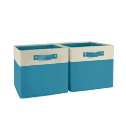 2pc Kids' 10.5" Two-Toned Folding Storage Bin Set - RiverRidge Home 30 2pc Kids' 10.5" Two-Toned Folding Storage Bin Set - RiverRidge Home -Home Decoration Store GUEST c40a94f3 f12a 4807 9171 c1cb37f86683