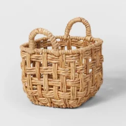 Twisted Open Checkered Weave Milk Crate Natural - Brightroom™ 9 Twisted Open Checkered Weave Milk Crate Natural - Brightroom™ -Home Decoration Store GUEST c73b6fc8 7d7f 4276 bc5a 71780c6e1456