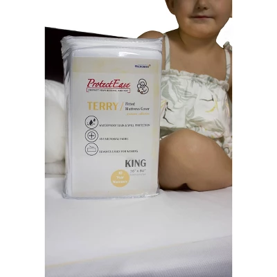 Terry Fitted Mattress Protector - ProtectEase 4 Terry Fitted Mattress Protector - ProtectEase - Image 4