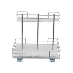 Household Essentials Double-Sided Pantry Organizer Nickel -Home Decoration Store GUEST c86abe12 9952 4f9d a892 2ddcbaacac42