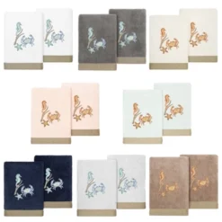 Aaron Design Embellished Towel Set - Linum Home Textiles -Home Decoration Store GUEST c8f9d5a1 cbd8 4631 b7c9 df72e980c84d