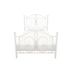 Twin Kids' Bombay Metal Bed White - Room & Joy -Home Decoration Store GUEST cba0f0b7 36a2 4cac ab89 5e05f9a36a30