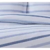 Curtis Stripe Duvet Cover Set White/Gray - Truly Soft
