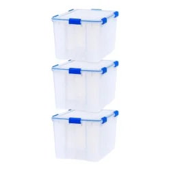 IRIS USA WEATHERPRO Airtight Plastic Storage Bin With Lid And Seal And Secure Latching Buckles 26 IRIS USA WEATHERPRO Airtight Plastic Storage Bin With Lid And Seal And Secure Latching Buckles -Home Decoration Store GUEST ce8f7133 fa8d 491d ad02 12fcbf965098