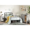 Twin Cotton Candy Metal Complete Bed Black - South Shore