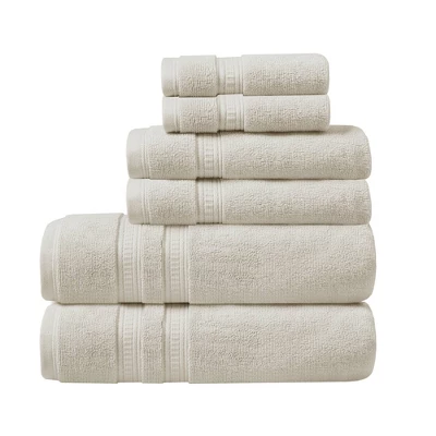 6pc Plume Cotton Feather Touch Antimicrobial Bath Towel Set - Beautyrest 9 6pc Plume Cotton Feather Touch Antimicrobial Bath Towel Set - Beautyrest - Image 9