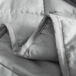 48"x72" 100% Cotton 20lbs Weighted Blanket Silver Gray - Pur Serenity -Home Decoration Store GUEST d0b003fd 47c3 4452 abae 79682e8228c6