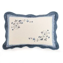 Modern Heirloom Charlotte Sham - Blue 5 Modern Heirloom Charlotte Sham - Blue -Home Decoration Store GUEST d16713e9 54f2 4298 83a6 5cb295b239c9