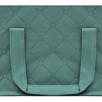 Sorbus 3pc Storage Bamboo Teal Fiber Clothing Organizer Bags Set 5 Sorbus 3pc Storage Bamboo Teal Fiber Clothing Organizer Bags Set - Image 5