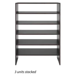 Whitmor 24" Stackable Wide 2 Shelf Storage Organizer Brown -Home Decoration Store GUEST d28c1dad 15be 44f3 90dc 8b134774ecf9
